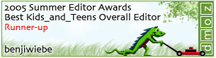 Best Kids & Teens Overall Editor - Runner Up