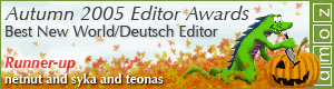 Best New World/Deutsch Editor Runner-Up