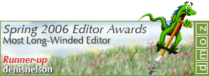 Most Long-Winded Editor Runner-Up