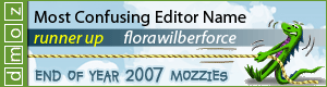 Most Confusing Editor Name - Runner up