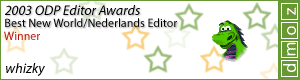 2003 Mozzie - Best New World/Nederlands Editor Winner