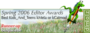 Best Kids_And_Teens kMeta or kCatmod Runner-Up benjiwiebe
