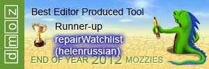 repairWatchlist - Best Editor Produced Tool (Runner-up)