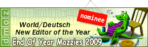 Mozzie Awards 2009 - Best New World/Deutsch Editor - Nominee